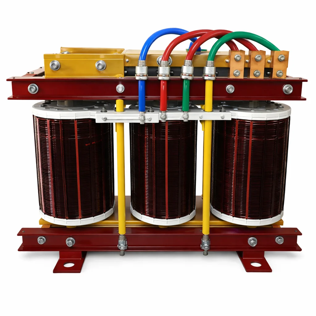 Three phase control transformer